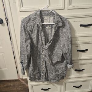 Frank & Eileen Men's Monochrome Button-Down Shirt